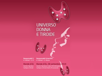 28 settembre 2019 - UNIVERSO DONNA E TIROIDE