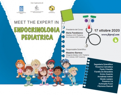 17 ottobre 2020 - MEET THE EXPERT IN ENDOCRINOLOGIA PEDIATRICA